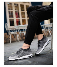 Load image into Gallery viewer, Grey Sneakers Outdoor Running Breathable Shoes