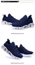 Load image into Gallery viewer, Blue Sneakers Outdoor Running Breathable Sports Shoes