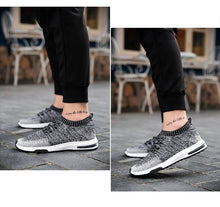 Load image into Gallery viewer, Grey Sneakers Outdoor Running Breathable Shoes