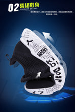 Load image into Gallery viewer, Black Men's Athletic Fashion Casual Sneakers Outdoor